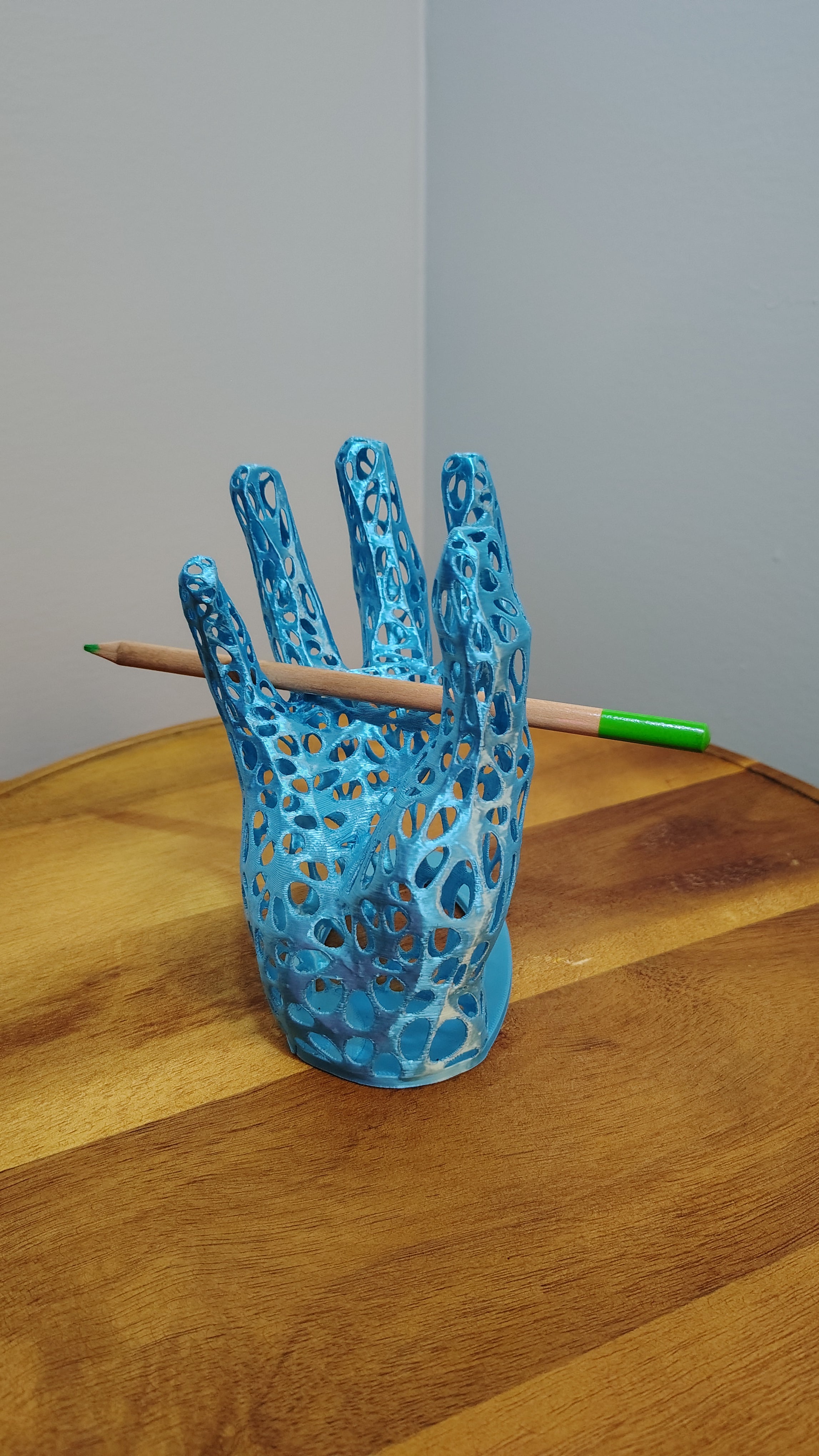 Posed Hand Holder - Organic Voronoi