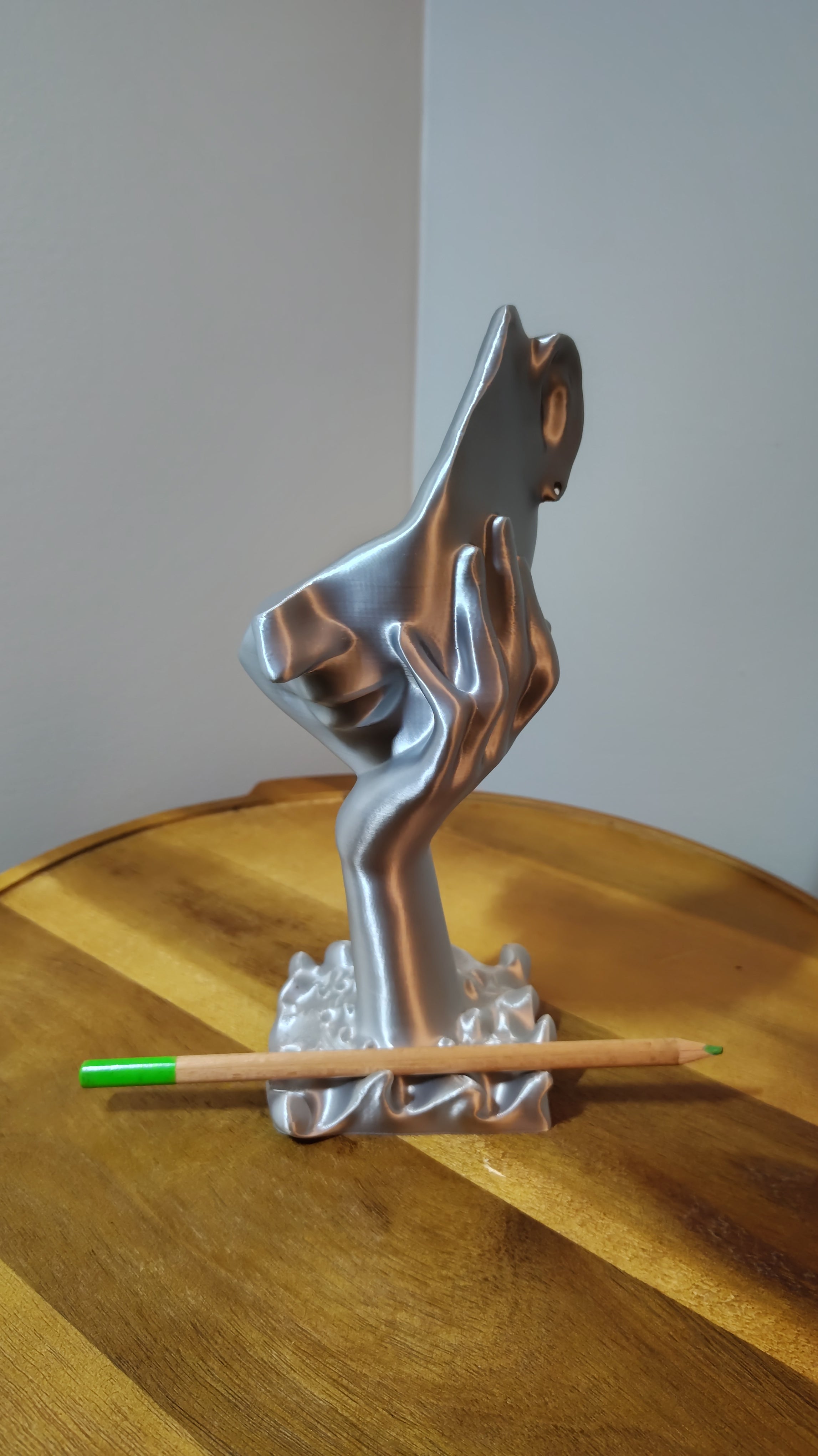 Face Resting in Hand