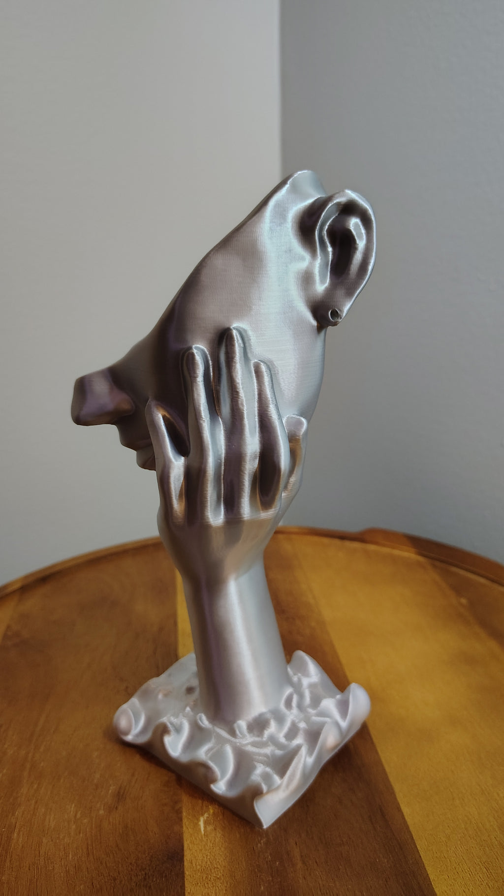 Face Resting in Hand