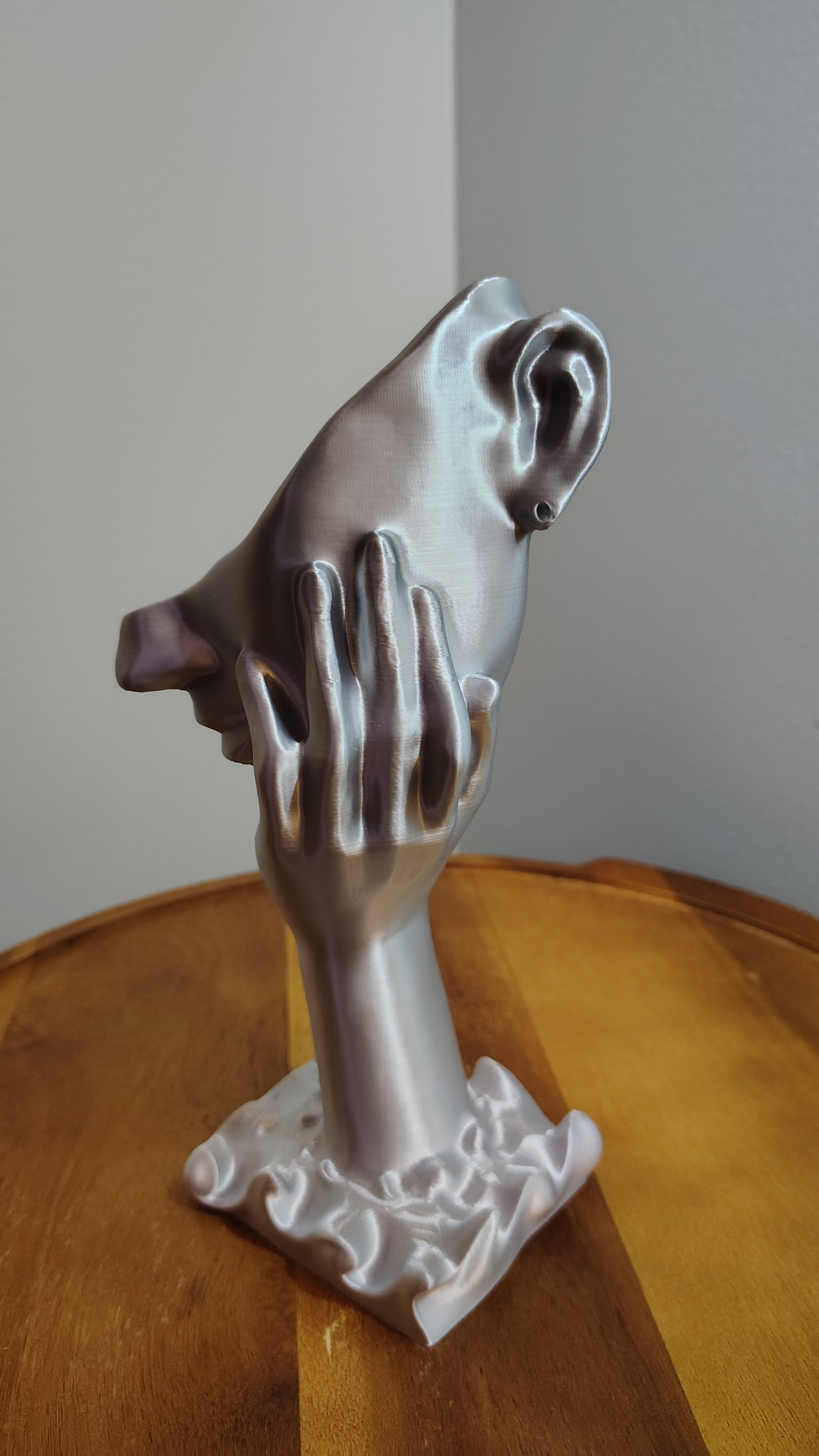 Face Resting in Hand