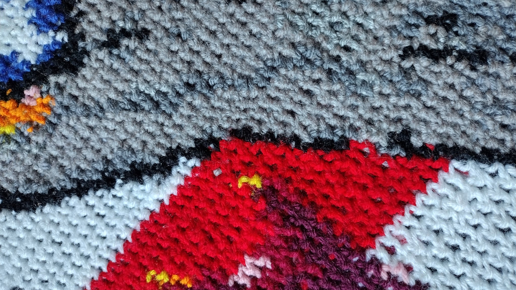 Double Stitch Crochet Reddit r/place 2022 USA Flag