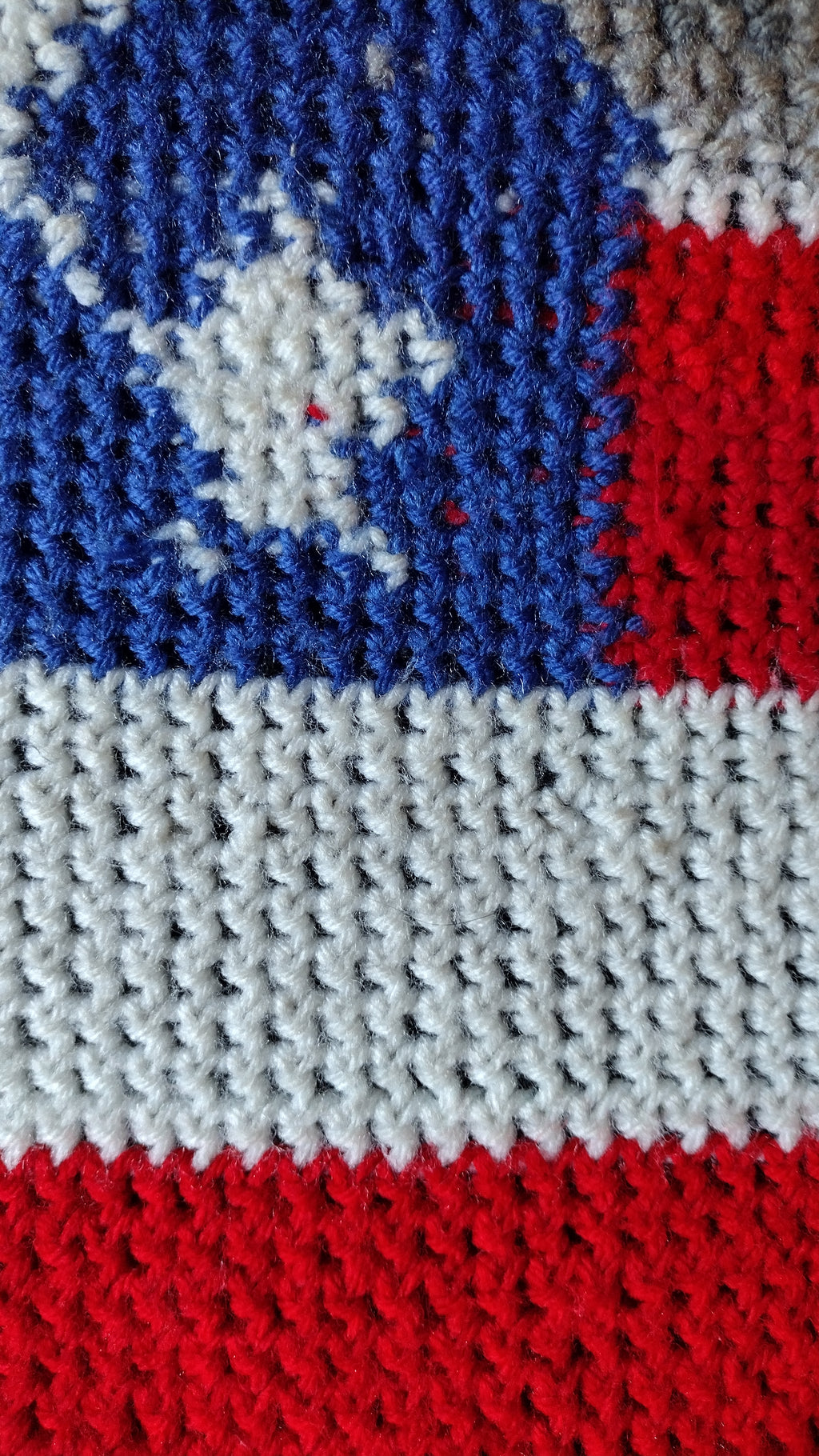 Double Stitch Crochet Reddit r/place 2022 USA Flag