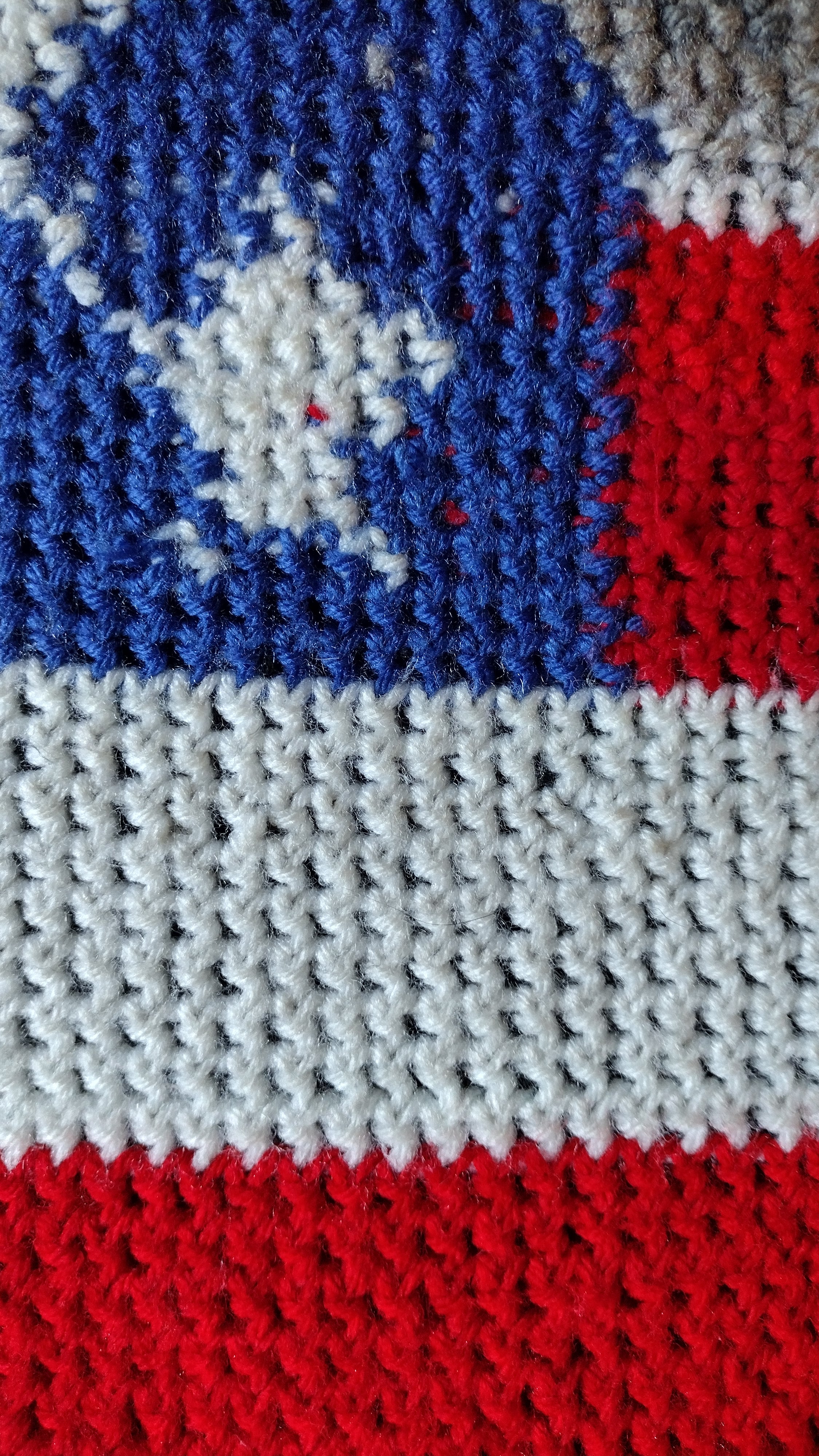 Double Stitch Crochet Reddit r/place 2022 USA Flag